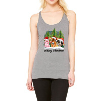 Merrry Christmas Animal Racerback Tank | Artistshot