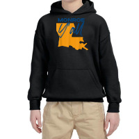 Monroe Louisiana Y'all La Pride State Map Cute T Shirt Youth Hoodie | Artistshot