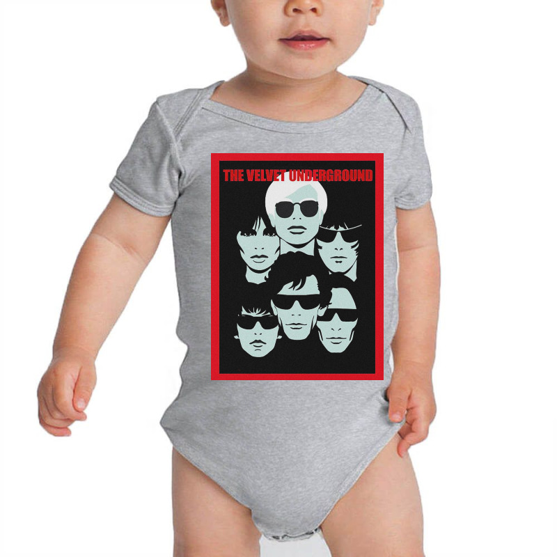 The Velvet Undeground Rock Baby Bodysuit by zig street | Artistshot