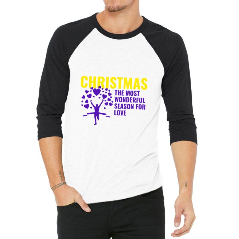 Christmas The Most Wonderful Season For Love 3/4 Sleeve Shirt by Perfect Designers | Artistshot