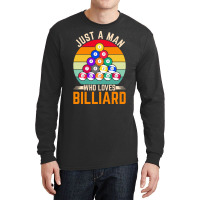 Billiard T  Shirt Man Snooker Player Hobby Pool Billiard T  Shirt Long Sleeve Shirts | Artistshot