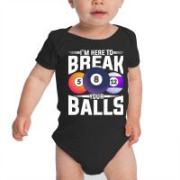 Billiard T  Shirt8 Ball Pool Player Funny Snooker Billiard T  Shirt Baby Bodysuit | Artistshot