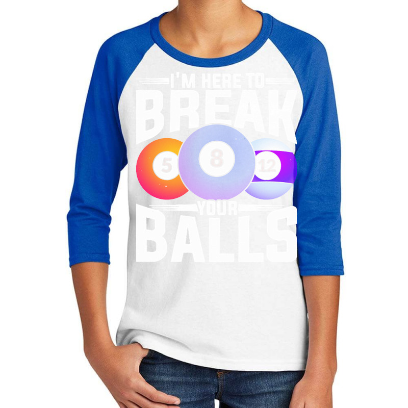 Billiard T  Shirt8 Ball Pool Player Funny Snooker Billiard T  Shirt Youth 3/4 Sleeve | Artistshot