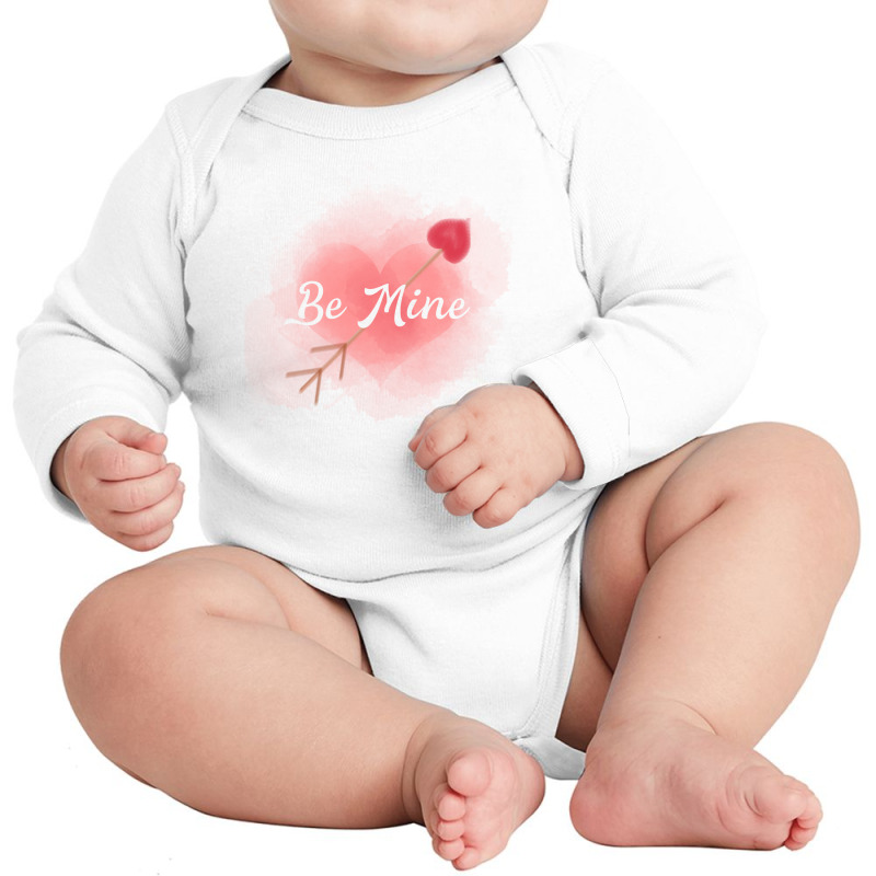 Be Mine Long Sleeve Baby Bodysuit by autlu2024 | Artistshot