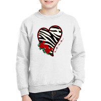 Zebra Love Youth Sweatshirt | Artistshot