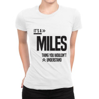 Miles Ladies Fitted T-shirt | Artistshot