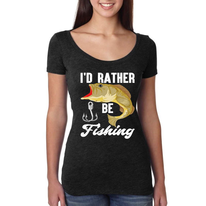 Fishing T  Shirt Fisherman Angle Fish Lover Funny Fishing T  Shirt Women's Triblend Scoop T-shirt by osvaldo8495 | Artistshot