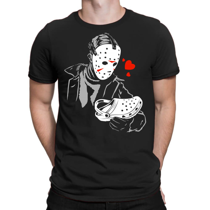 Jason Loves Crocs T-shirt By Mdk Art - Artistshot