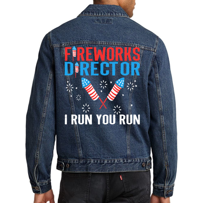 Independence Day T  Shirt Fireworks Director Men Denim Jacket by omerschmitt929 | Artistshot