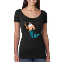 King Triton Women's Triblend Scoop T-shirt | Artistshot