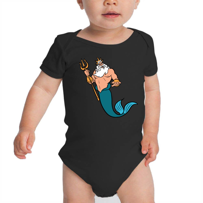 King Triton Baby Bodysuit by mukidey | Artistshot