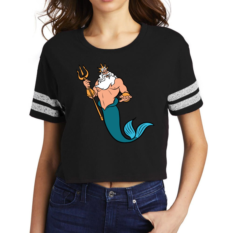 King Triton Scorecard Crop Tee by mukidey | Artistshot