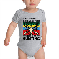 I Plan To Go Hunting Vintage Baby Bodysuit | Artistshot