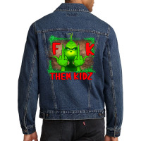 Fuck Them Kids Grinch Men Denim Jacket | Artistshot