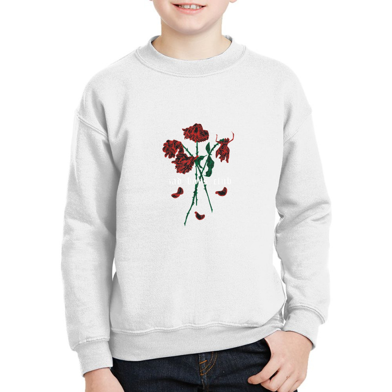 Ad Boys Club Red Roses Aesthetic Soft Grunge Punk Goth Eboy Youth Sweatshirt | Artistshot