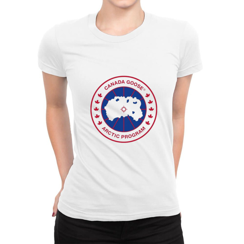 'canada 'goose Arctic Program Ladies Fitted T-Shirt by Money Rift | Artistshot