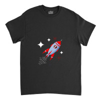 Atomic Rocket Retro Mid Century Modern Futuristic Spaceship Classic T-shirt | Artistshot