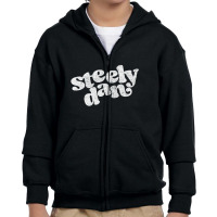 Retro Typography Fan Design Youth Zipper Hoodie | Artistshot