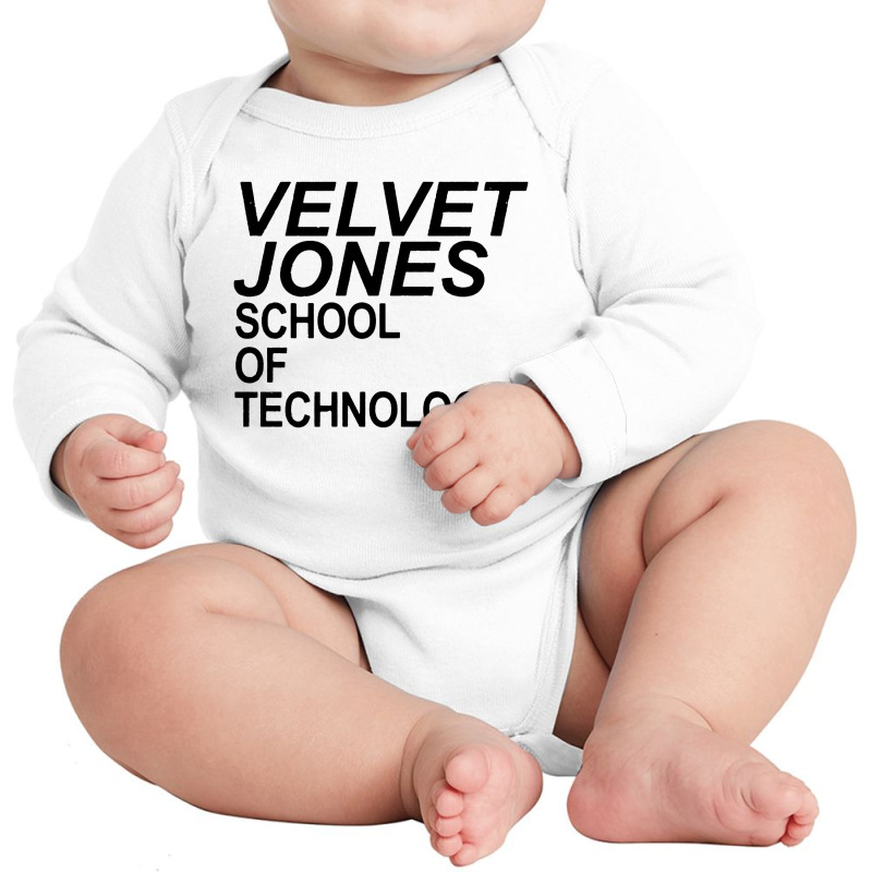 Velvet Jones School Of Technology Long Sleeve Baby Bodysuit by Black Label | Artistshot