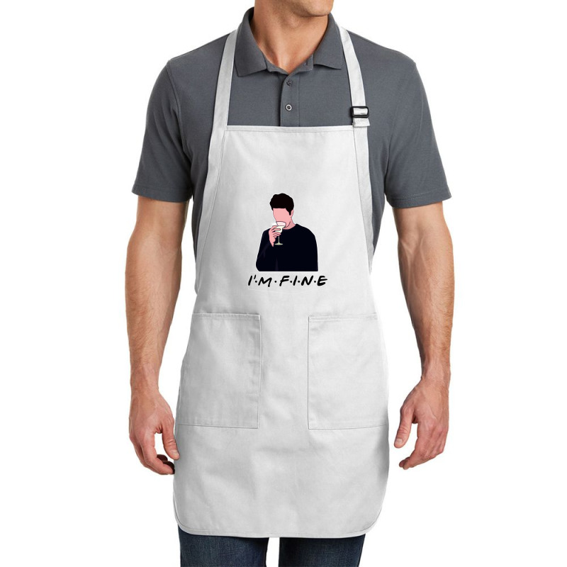 Friends I’m Fine Ross Geller Lovers Full-length Apron | Artistshot