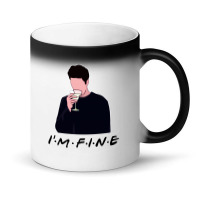 Friends I’m Fine Ross Geller Lovers Magic Mug | Artistshot