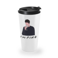 Friends I’m Fine Ross Geller Lovers Travel Mug | Artistshot