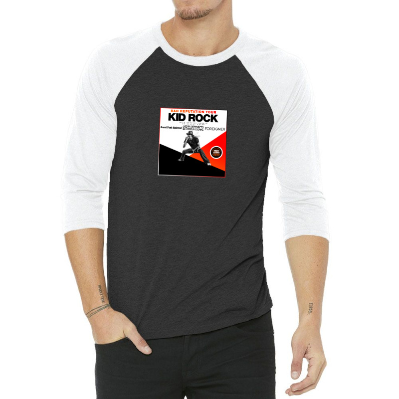 Kid Rock Bad Reputation 3/4 Sleeve Shirt | Artistshot