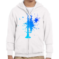 Men's Trumpet Player Trumpet T Shirt Youth Zipper Hoodie | Artistshot