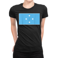 Micronesia T Shirt Chuukese Tee Flag Souvenir Gift T Shirt Ladies Fitted T-shirt | Artistshot