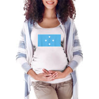 Micronesia T Shirt Chuukese Tee Flag Souvenir Gift T Shirt Maternity Scoop Neck T-shirt | Artistshot