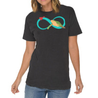 Turtle T  Shirt Sea Turtle Lover Infinity Sign Ocean Animal Turtle T Vintage T-shirt | Artistshot