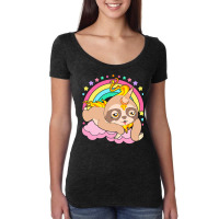 Animal T  Shirt Cute Sloth Magical Unicorn Slothicorn Lazy Animal T  S Women's Triblend Scoop T-shirt | Artistshot