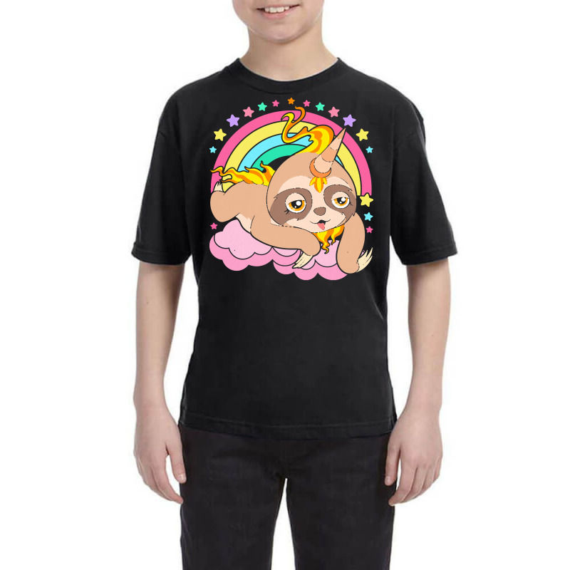 Animal T  Shirt Cute Sloth Magical Unicorn Slothicorn Lazy Animal T  S Youth Tee by wlowe820 | Artistshot