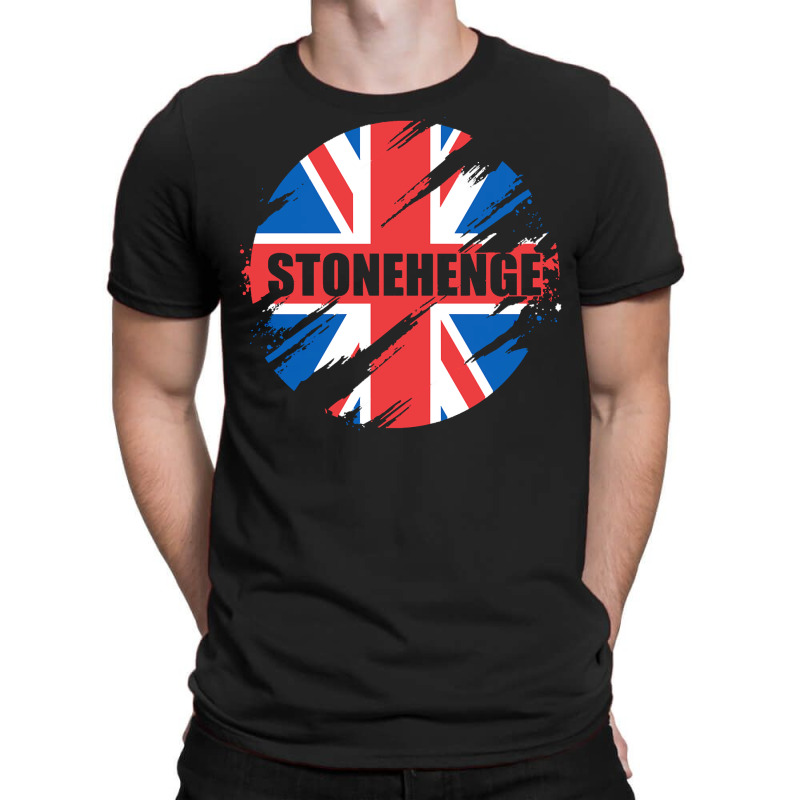 Union Jack T  Shirt Stonehenge British Flag England U K Britain Union T-shirt | Artistshot