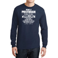 Being A Politician Long Sleeve Shirts | Artistshot