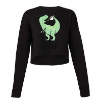 Tea Rex Dinosaur Cropped Sweater | Artistshot