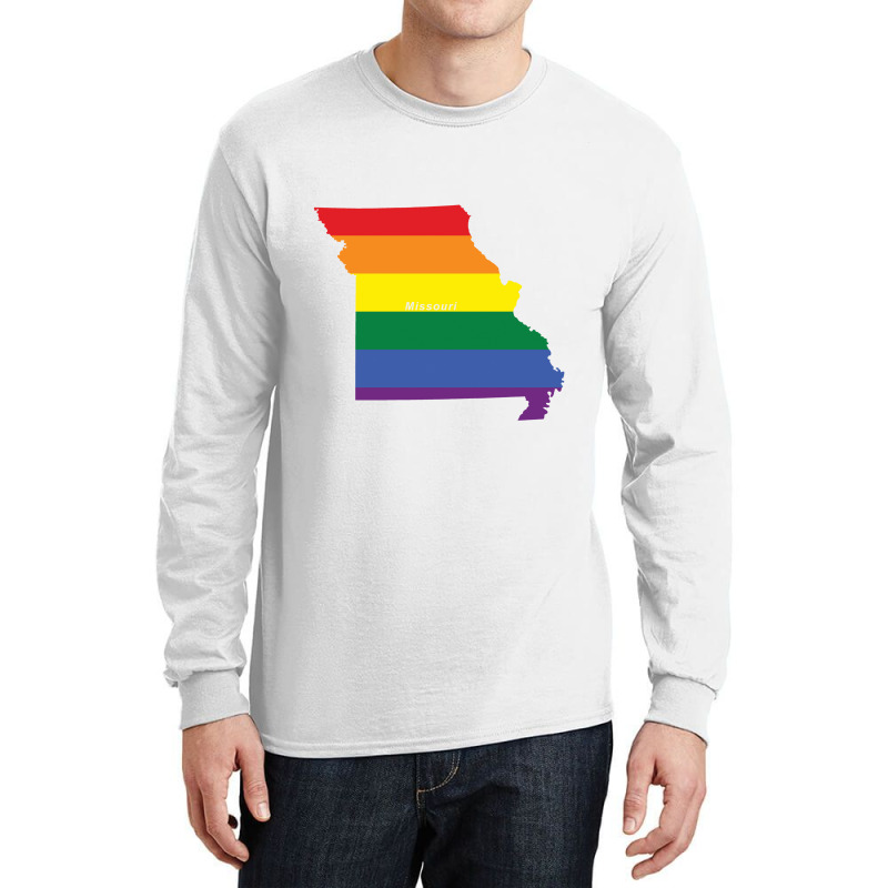 Missouri Rainbow Flag Long Sleeve Shirts | Artistshot