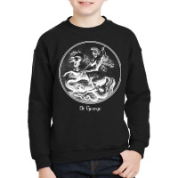 St. George And The Dragon Crusades Soldier Saint T Shirt Youth Sweatshirt | Artistshot