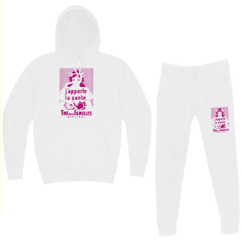 Thé Des Familles Vintage French Tea Ad Design Hoodie & Jogger Set | Artistshot