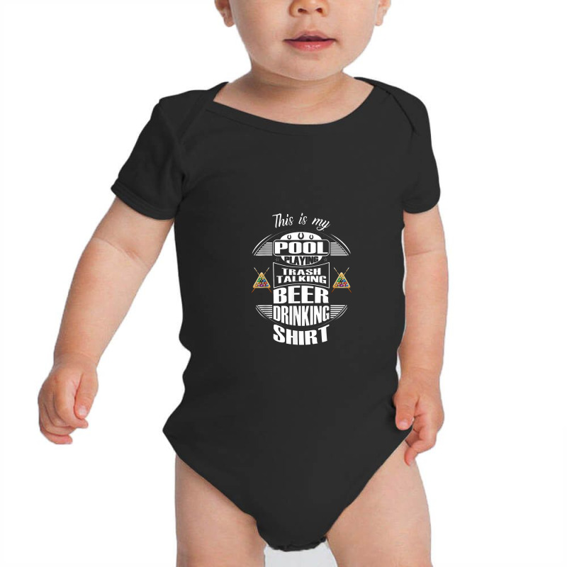 Billiards 8 Ball Pool Player Sarcasm Novelty Humor Gifts Baby Bodysuit | Artistshot