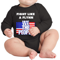 Fight Like A Flynn Long Sleeve Baby Bodysuit | Artistshot