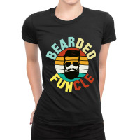 Cool Bearded Funcle Funny Ladies Fitted T-shirt | Artistshot