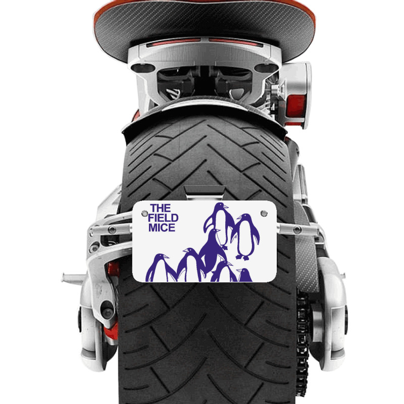 The Field Mice Motorcycle License Plate | Artistshot