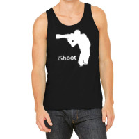 Ishoot   Camera Photographer Trained Shooting Funny Gun Photo Gift Tee Tank Top | Artistshot