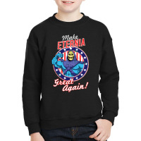 #make Eternia Skull Youth Sweatshirt | Artistshot