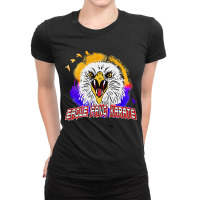 Eagle Fang Karate Vintage Art 3 Ladies Fitted T-shirt | Artistshot