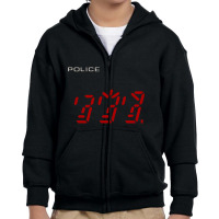 The Police Machine Youth Zipper Hoodie | Artistshot