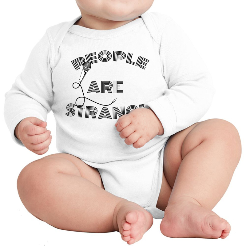 People Are Strange Long Sleeve Baby Bodysuit by zig street | Artistshot