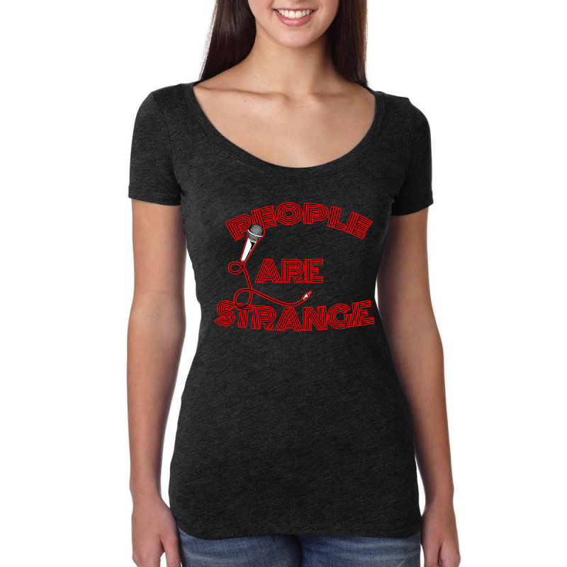 People Are Strange Women's Triblend Scoop T-shirt by zig street | Artistshot