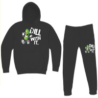 Dill With It Funny Pickle Clothing Vegetarian Pickle Lover T Shirt Hoodie & Jogger Set | Artistshot